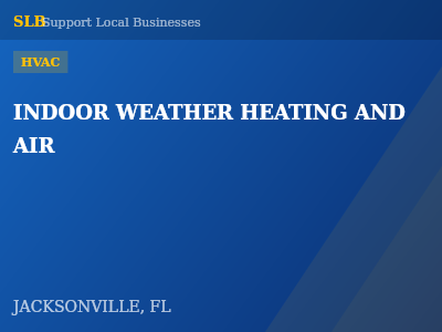 INDOOR WEATHER HEATING AND AIR — HVAC in JACKSONVILLE, FL