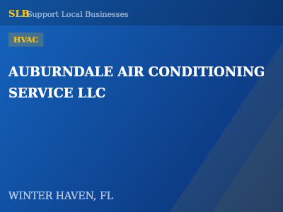 AUBURNDALE AIR CONDITIONING SERVICE LLC — HVAC in WINTER HAVEN, FL