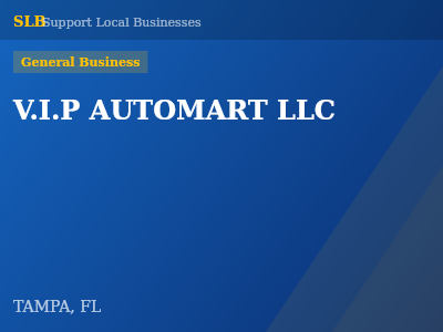 V.I.P AUTOMART LLC — General Business in TAMPA, FL