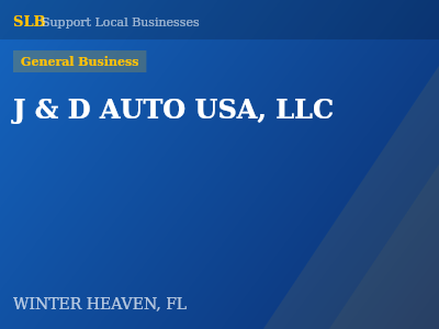 J & D AUTO USA, LLC — General Business in WINTER HEAVEN, FL
