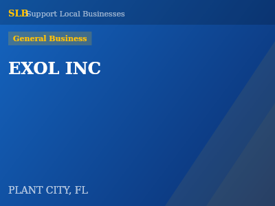 EXOL INC — General Business in PLANT CITY, FL