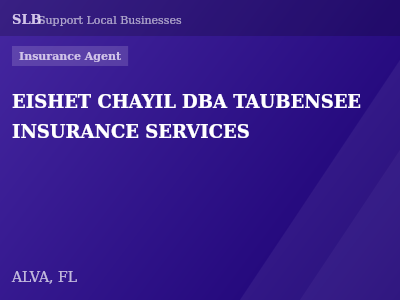 EISHET CHAYIL DBA TAUBENSEE INSURANCE SERVICES — Insurance Agent in ALVA, FL
