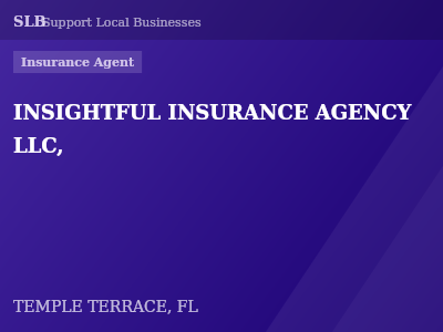 INSIGHTFUL INSURANCE AGENCY LLC, — Insurance Agent in TEMPLE TERRACE, FL