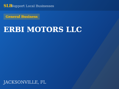 ERBI MOTORS LLC — General Business in JACKSONVILLE, FL