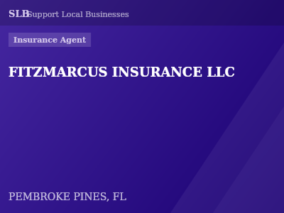FITZMARCUS INSURANCE LLC — Insurance Agent in PEMBROKE PINES, FL