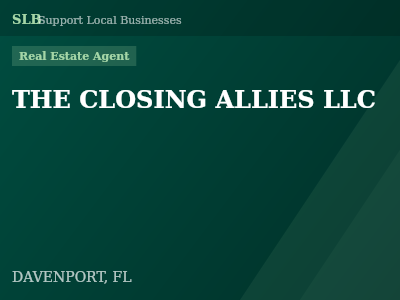 THE CLOSING ALLIES LLC — Real Estate Agent in DAVENPORT, FL