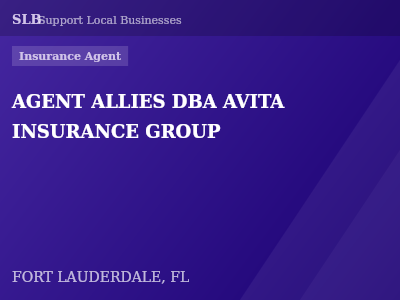 AGENT ALLIES DBA AVITA INSURANCE GROUP — Insurance Agent in FORT LAUDERDALE, FL