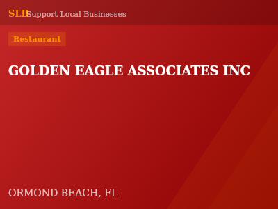 GOLDEN EAGLE ASSOCIATES INC — Restaurant in ORMOND BEACH, FL
