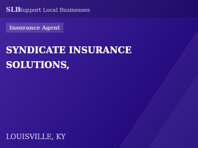 SYNDICATE INSURANCE SOLUTIONS, — Insurance Agent in LOUISVILLE, KY