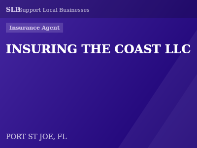 INSURING THE COAST LLC — Insurance Agent in PORT ST JOE, FL