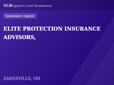 ELITE PROTECTION INSURANCE ADVISORS, — Insurance Agent in ZANESVILLE, OH