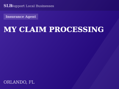 MY CLAIM PROCESSING — Insurance Agent in ORLANDO, FL