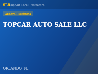 TOPCAR AUTO SALE LLC — General Business in ORLANDO, FL
