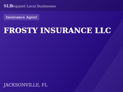 FROSTY INSURANCE LLC — Insurance Agent in JACKSONVILLE, FL