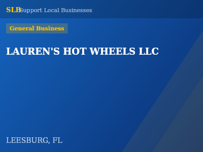LAUREN'S HOT WHEELS LLC — General Business in LEESBURG, FL