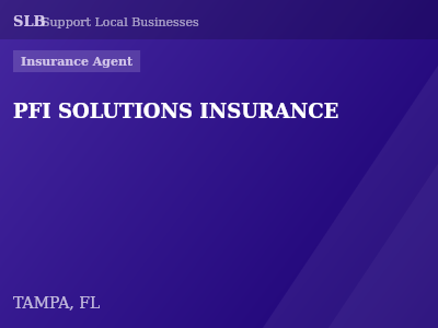 PFI SOLUTIONS INSURANCE — Insurance Agent in TAMPA, FL