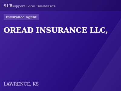 OREAD INSURANCE LLC, — Insurance Agent in LAWRENCE, KS