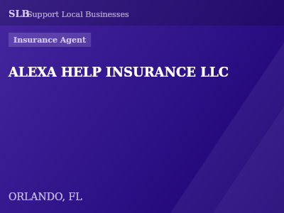 ALEXA HELP INSURANCE LLC — Insurance Agent in ORLANDO, FL