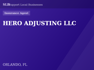 HERO ADJUSTING LLC — Insurance Agent in ORLANDO, FL