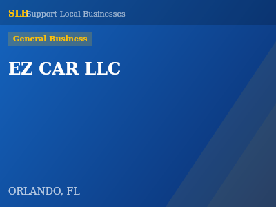 EZ CAR LLC — General Business in ORLANDO, FL