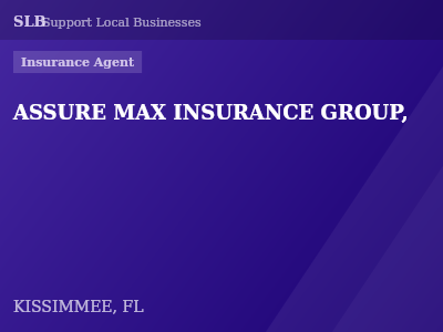 ASSURE MAX INSURANCE GROUP, — Insurance Agent in KISSIMMEE, FL