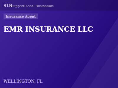 EMR INSURANCE LLC — Insurance Agent in WELLINGTON, FL