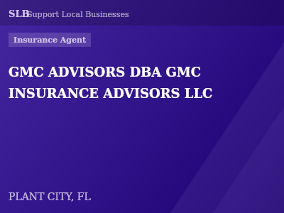 GMC ADVISORS DBA GMC  INSURANCE ADVISORS LLC — Insurance Agent in PLANT CITY, FL
