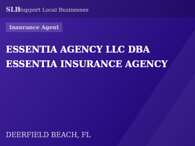 ESSENTIA AGENCY LLC DBA ESSENTIA INSURANCE AGENCY — Insurance Agent in DEERFIELD BEACH, FL