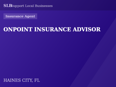 ONPOINT INSURANCE ADVISOR — Insurance Agent in HAINES CITY, FL