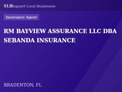 RM BAYVIEW ASSURANCE LLC DBA SEBANDA INSURANCE — Insurance Agent in BRADENTON, FL