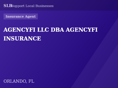 AGENCYFI LLC DBA AGENCYFI INSURANCE — Insurance Agent in ORLANDO, FL