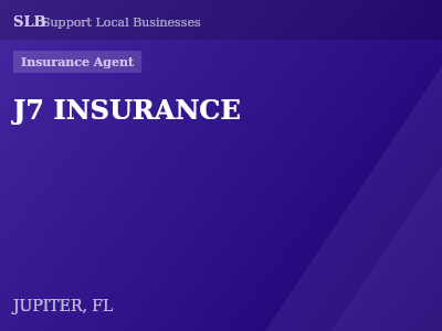 J7 INSURANCE — Insurance Agent in JUPITER, FL