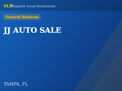 JJ AUTO SALE — General Business in TAMPA, FL
