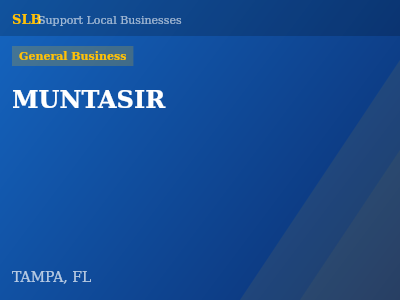 MUNTASIR — General Business in TAMPA, FL