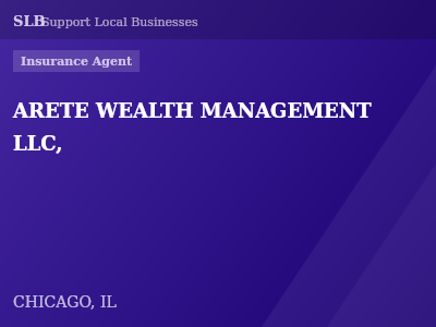 ARETE WEALTH MANAGEMENT LLC, — Insurance Agent in CHICAGO, IL