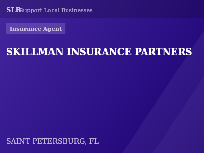 SKILLMAN INSURANCE PARTNERS — Insurance Agent in SAINT PETERSBURG, FL