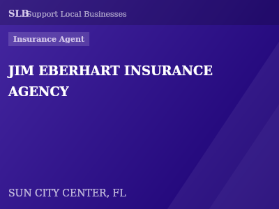 JIM EBERHART INSURANCE AGENCY — Insurance Agent in SUN CITY CENTER, FL