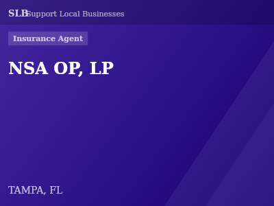 NSA OP, LP — Insurance Agent in TAMPA, FL