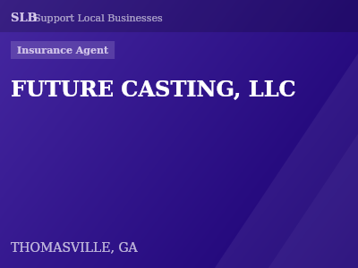FUTURE CASTING, LLC — Insurance Agent in THOMASVILLE, GA