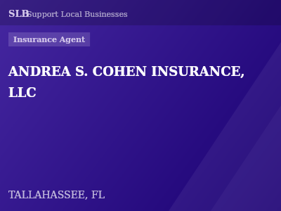 ANDREA S. COHEN INSURANCE, LLC — Insurance Agent in TALLAHASSEE, FL