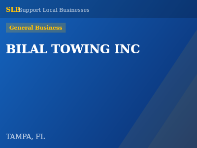 BILAL TOWING INC — General Business in TAMPA, FL
