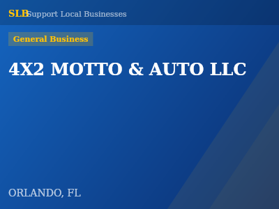 4X2 MOTTO & AUTO LLC — General Business in ORLANDO, FL