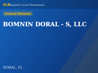 BOMNIN DORAL - S, LLC — General Business in DORAL, FL