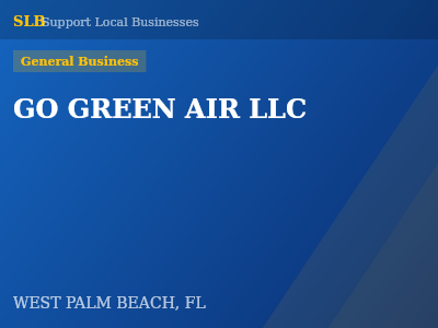 GO GREEN AIR LLC — General Business in WEST PALM BEACH, FL