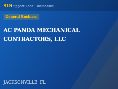 AC PANDA MECHANICAL CONTRACTORS, LLC — General Business in JACKSONVILLE, FL