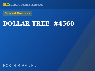 DOLLAR TREE  #4560 — General Business in NORTH MIAMI, FL