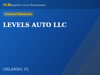 LEVELS AUTO LLC — General Business in ORLANDO, FL