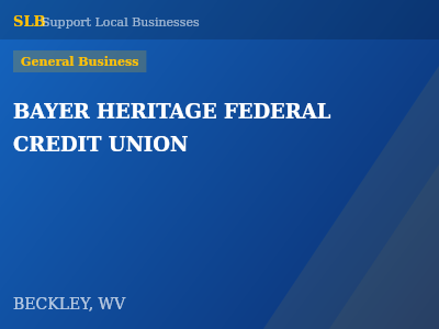 BAYER HERITAGE FEDERAL CREDIT UNION — General Business in BECKLEY, WV