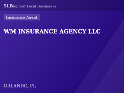 WM INSURANCE AGENCY LLC — Insurance Agent in ORLANDO, FL