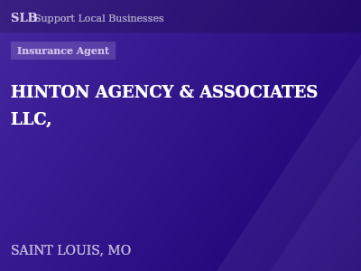 HINTON AGENCY & ASSOCIATES LLC, — Insurance Agent in SAINT LOUIS, MO